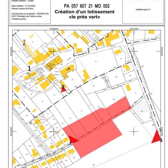  Annonces METZ : Terrain | SAINTE-BARBE (57640) | 126 m2 | 127 330 € 