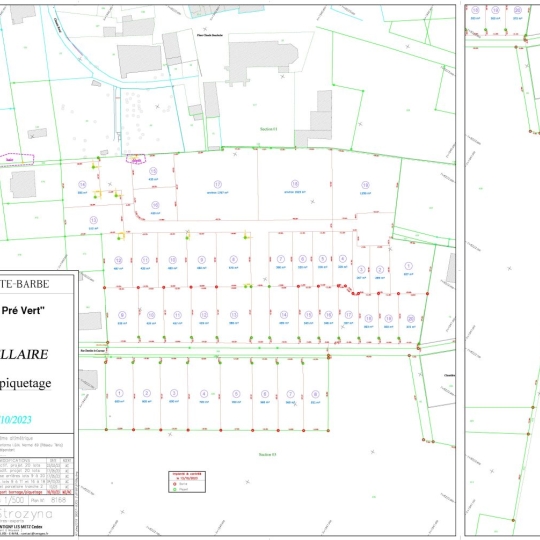  Annonces METZ : Terrain | SAINTE-BARBE (57640) | 126 m2 | 127 330 € 